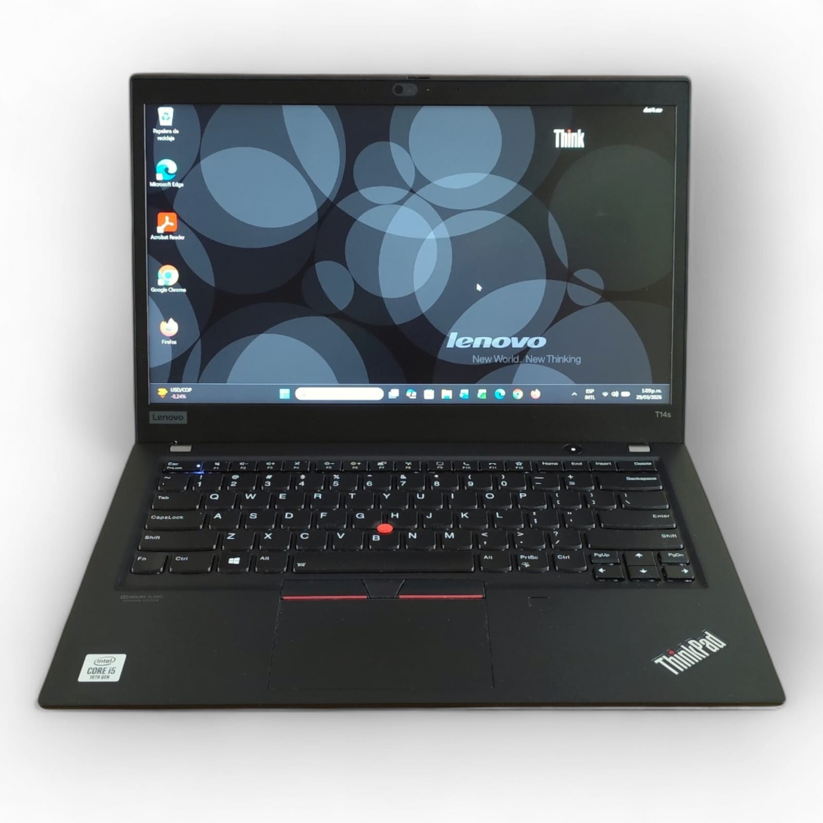 Portatil lenovo thinkpad T14s CORE I5 - 10 GENERACION